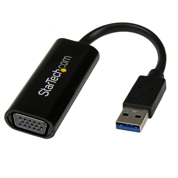 Adaptador Gráfico Conversor USB 3.0 a VGA - Cable Convertidor Compacto de Vídeo - 1920x1200 / 1080p