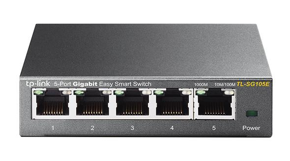 TL-SG105E Gestionado L2 Gigabit Ethernet (10/100/1000) Negro