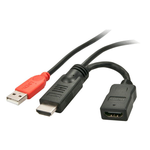 41080 Adaptador gráfico USB Negro, Rojo