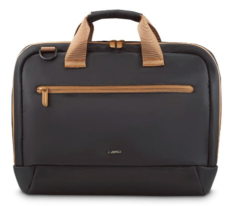 Ultra Lightweight 35,8 cm (14.1") Maletín Toploader Beige, Negro