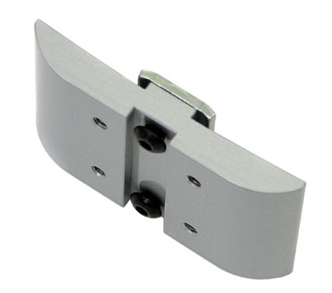 T-Slot Bracket Gris Aluminio