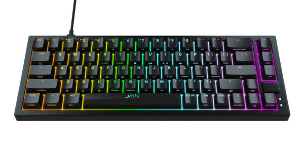 K5 COMPACT RGB teclado Juego USB QWERTY Español Negro