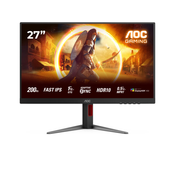 G4 27G4HA pantalla para PC 68,6 cm (27") 1920 x 1080 Pixeles Full HD LED Negro, Rojo