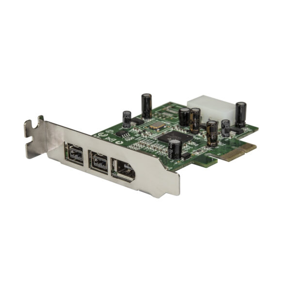 Adaptador Tarjeta FireWire PCI-Express Bajo Perfil de 2 Puertos F/W 800 y 1 Puerto F/W 400