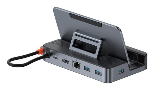 GamerX estación dock para móvil Consola de videojuegos portátil Gris