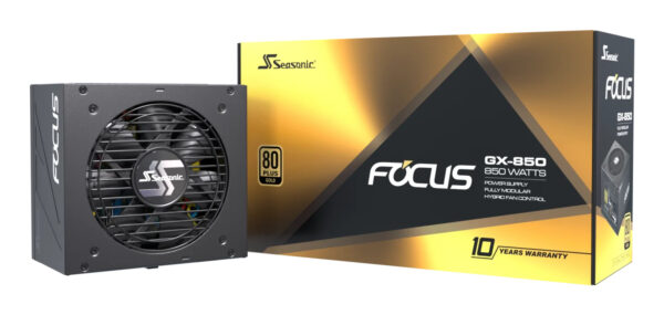 Focus GX unidad de fuente de alimentación 850 W 20+4 pin ATX ATX Negro