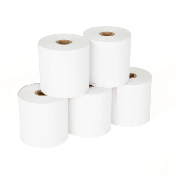 Pack 5 rollos papel térmico sin BPA 57X57mm