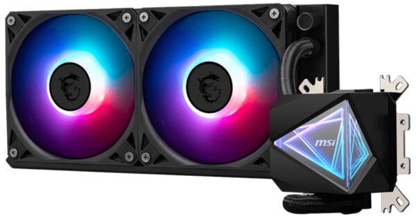 MAG Coreliquid I240 Carcasa del ordenador Sistema de refrigeración líquida todo en uno 12 cm Negro 1 pieza(s)