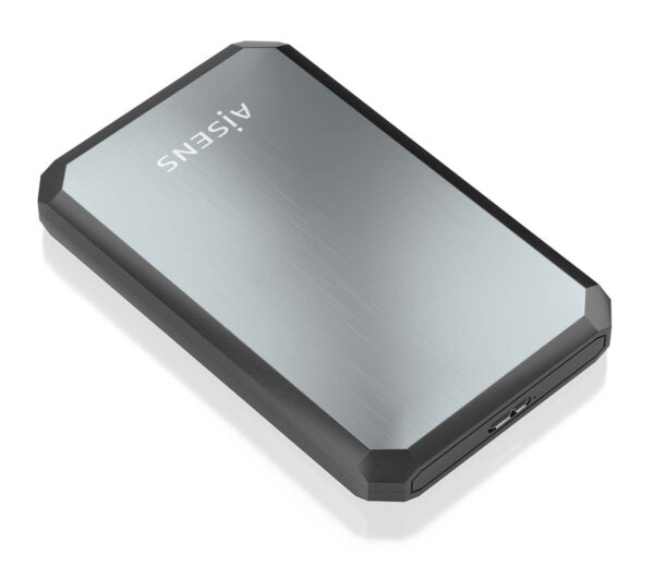 Caja externa 2.5" ASE-2529B 9.5mm SATA a USB 3.0/USB3.1 Gen1, Negro-Gris