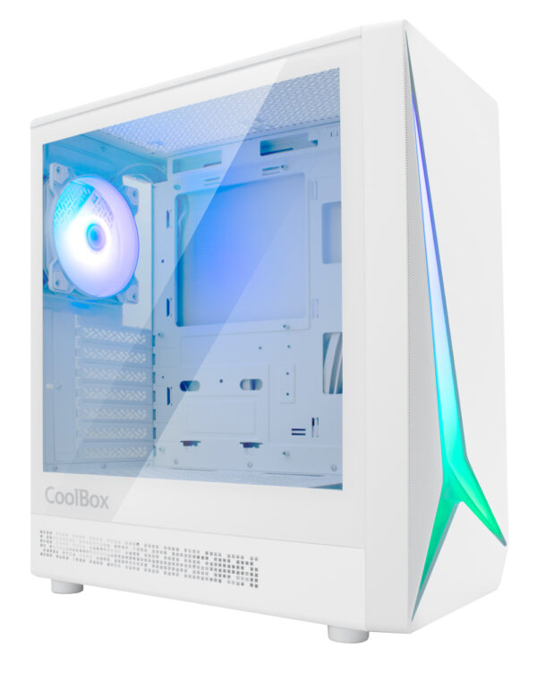 GAMING CAJA ATX GA450 STARLIGHT WHITE ARGB USB-C 3.2 GEN1 SIN FTE + 1 VENTILADOR
