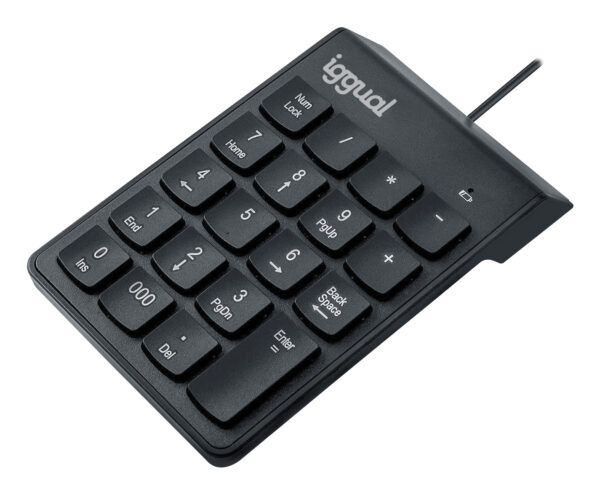 Teclado numérico USB CK-NUM-19T negro