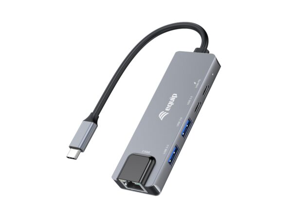 133496 Adaptador multifunción 5 en 1, 2,5 GbE, USB-A x 2, USB-C x 1, USB-C , 100 W USB PD