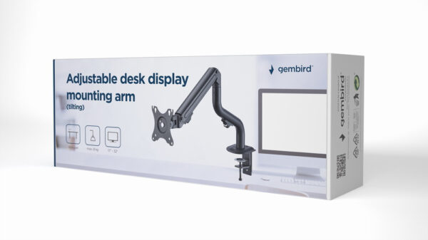 MA-DA1-02 soporte para monitor 81,3 cm (32") Escritorio Negro