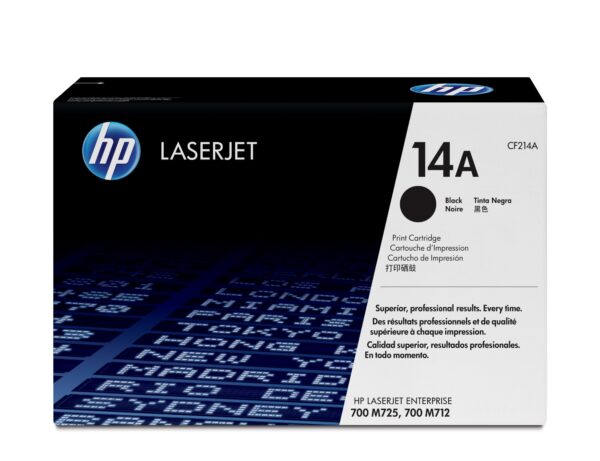 Cartucho de tóner original LaserJet 14A negro