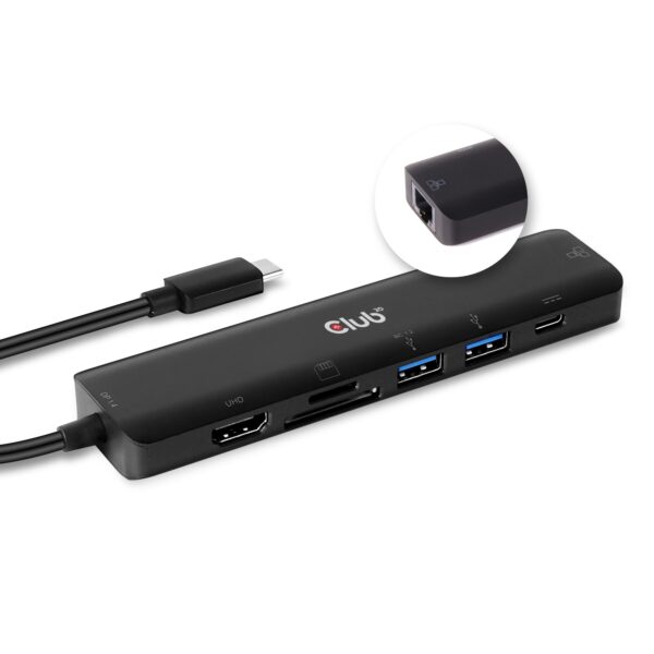 CSV-1592 base para portátil y replicador de puertos Acoplamiento USB 3.2 Gen 1 (3.1 Gen 1) Type-C Negro