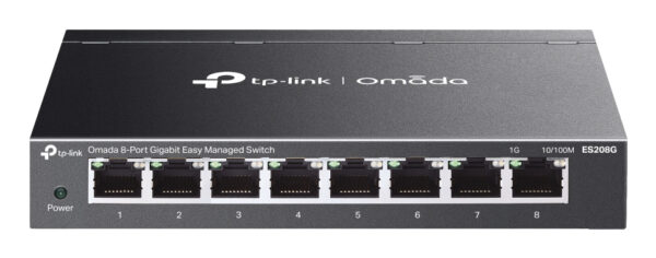 Omada ES208G switch Gestionado L2 Gigabit Ethernet (10/100/1000) Negro