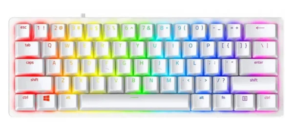Huntsman V3 Pro Mini teclado Juego USB Blanco