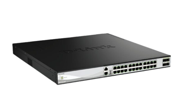 DXS-3130-28P switch Gestionado L3 10G Ethernet (100/1000/10000) Energía sobre Ethernet (PoE) Negro
