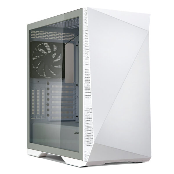 Z9 Iceberg ATX Mid Tower PC Case, White fan Midi Tower Blanco