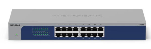 GS516-300EUS switch No administrado Gigabit Ethernet (10/100/1000) Gris