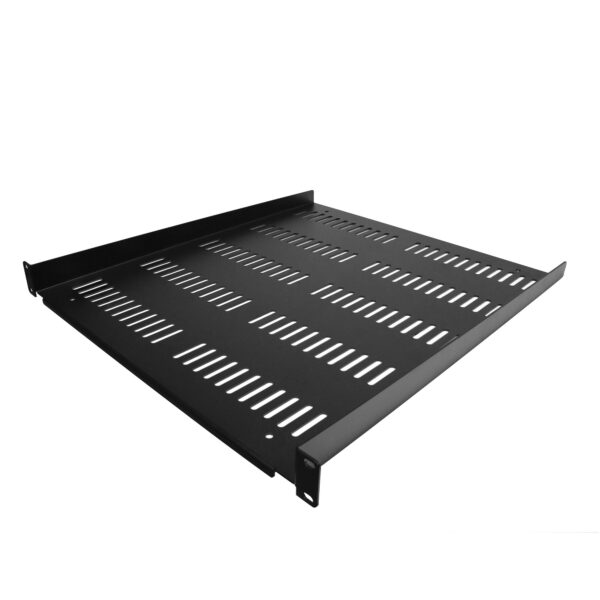 Estante Ventilado 1U para Armario Rack de Servidores - Bandeja Universal Voladiza para Montaje en Rack de 19" - Capacidad de 25kg - de 20" de Profundidad