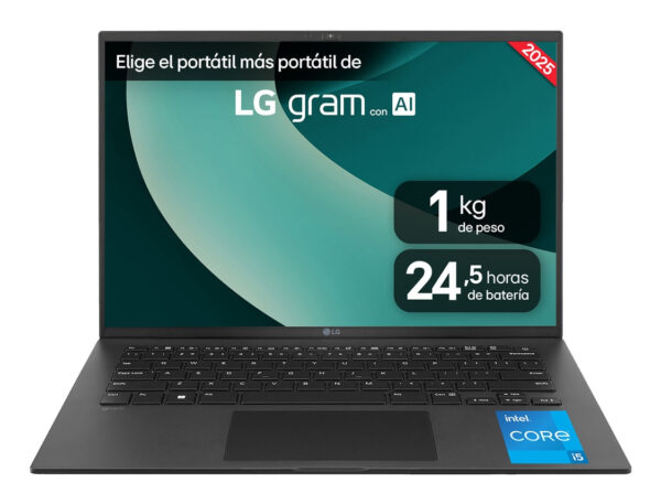 Gram 14ZD90RU-G.AX55B ordenador portatil Intel® Core i5 i5-1334U Portátil 35,6 cm (14") WUXGA 16 GB LPDDR4x-SDRAM 512 GB SSD Wi-Fi 6E (802.11ax) FreeDOS Español Negro