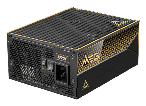 MEG Ai1600T PCIE5 unidad de fuente de alimentación 1600 W 24-pin ATX ATX Negro