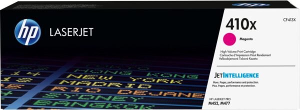 Cartucho de tóner original LaserJet 410X magenta de alta capacidad