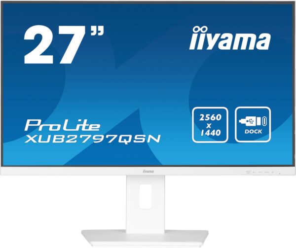 G-MASTER XUB2797QSN-W2 pantalla para PC 68,6 cm (27") 2560 x 1440 Pixeles Quad HD LED Blanco