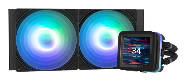 ALPHA2 DS A24 BLACK sistema de refrigeración para ordenador Procesador Sistema de refrigeración líquida todo en uno 12 cm Negro 1 pieza(s)