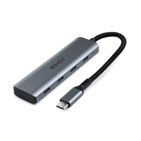 43414 hub de interfaz USB 3.2 Gen 2 (3.1 Gen 2) Type-C 10000 Mbit/s Gris