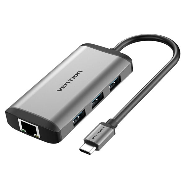 Docking USB Tipo-C CNCHB/ 1xHDMI/ 3xUSB/ 1xUSB Tipo-C PD/ 1xRJ45/ Gris