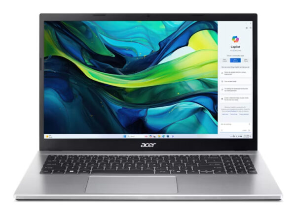 Aspire Go 15 AG15-42P-R8FN AMD Ryzen 5 5625U Portátil 39,6 cm (15.6") Full HD 8 GB DDR4-SDRAM 512 GB SSD Wi-Fi 6 (802.11ax) Windows 11 Home Plata