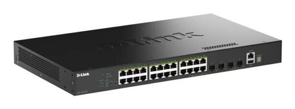 DGS-1530-28P/E switch Gestionado L2 Gigabit Ethernet (10/100/1000) Energía sobre Ethernet (PoE) Negro