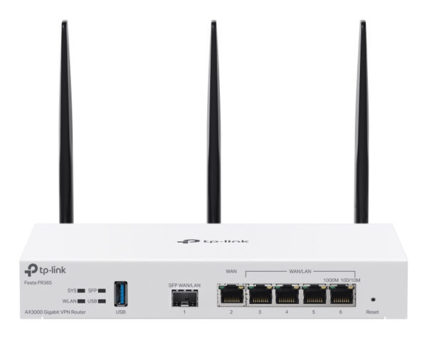 FESTA FR365 router inalámbrico Gigabit Ethernet Dual-band (2.4GHz + 5GHz or 2.4GHz + 6GHz) Blanco