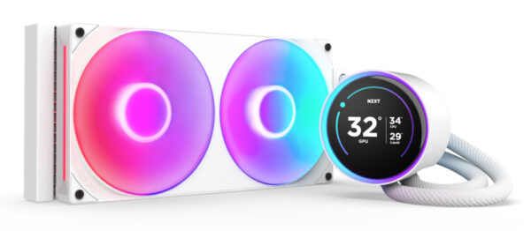 Kraken Elite 280 RGB Procesador Sistema de refrigeración líquida todo en uno 14 cm Blanco 1 pieza(s)