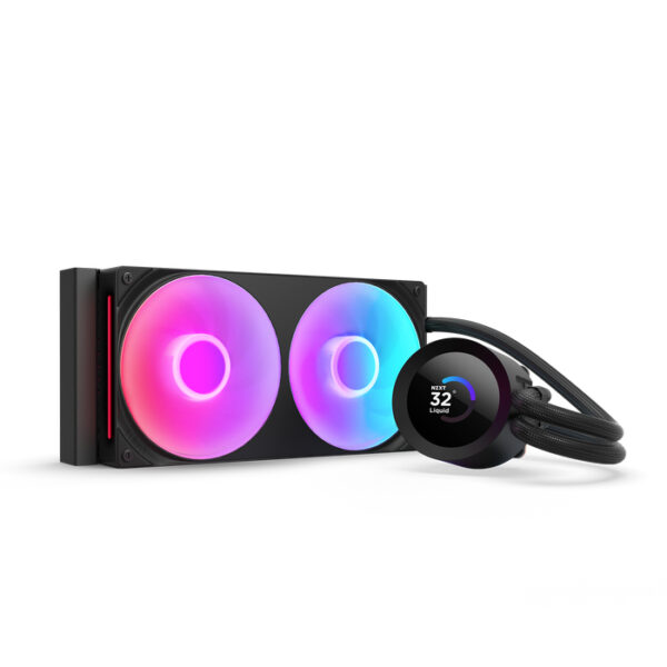 Kraken Plus RGB 240 Procesador Sistema de refrigeración líquida todo en uno 12 cm Negro