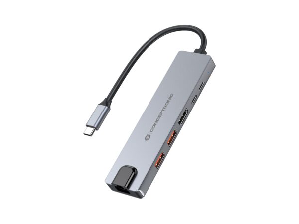 DONN29G base para portátil y replicador de puertos Alámbrico USB 3.2 Gen 2 (3.1 Gen 2) Type-C Gris