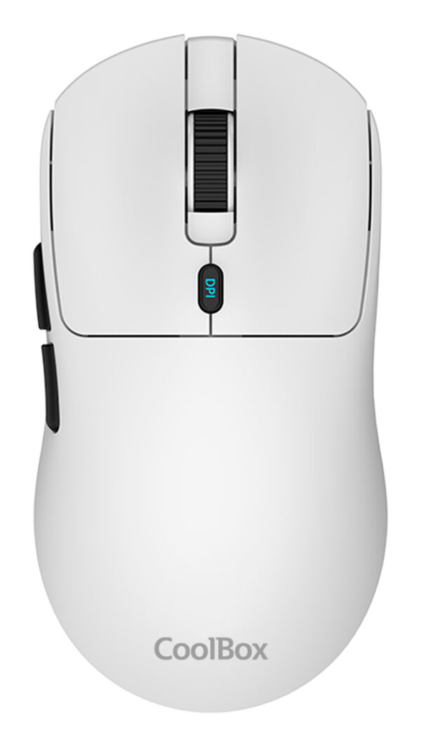 GAMING RATON W03 BLANCO ULTRALIGERO INALAMBRICO RECARGABLE RF+BT+USB-C 10.000DPI