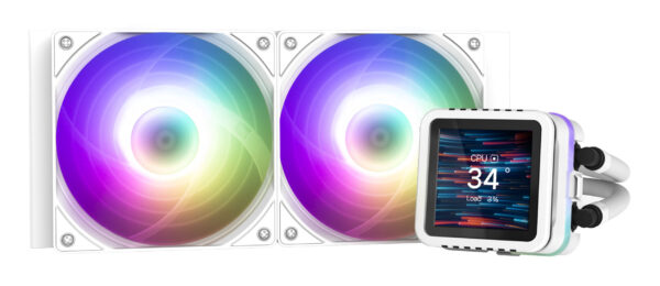 ALPHA2 DS A24 WHITE sistema de refrigeración para ordenador Procesador Sistema de refrigeración líquida todo en uno 12 cm Blanco 1 pieza(s)