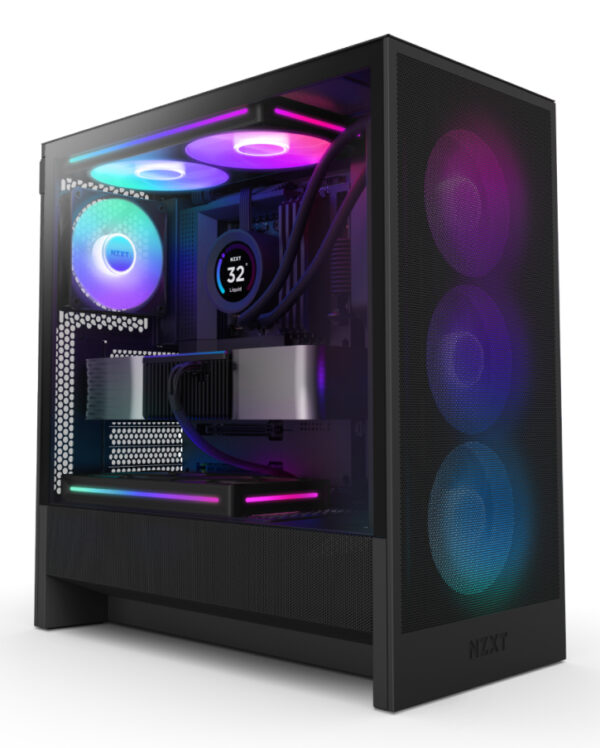 H5 Flow RGB Midi Tower Negro