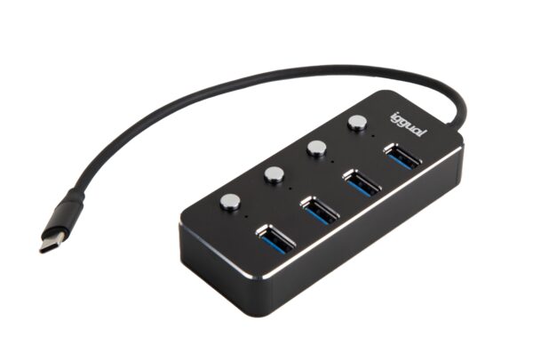Hub tipo C x 4 puertos USB 3.1 4 buttons