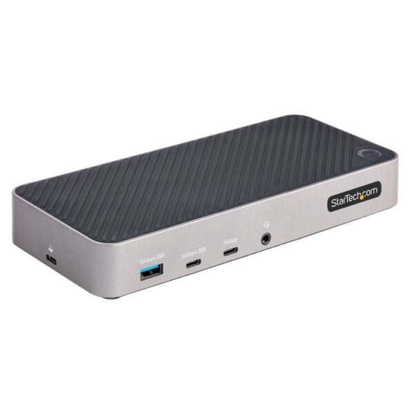 Docking Station USB-C para 3 Monitores - Dock USB C Triple HDMI/DP de 4K - 5x Hub USB - GbE - PD 100W - Replicador de Puertos - Compatible Thunderbolt 3/4