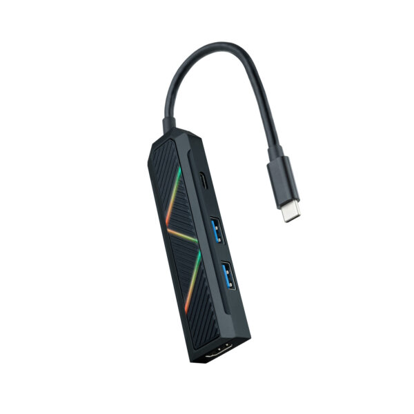 10.16.0401 base para portátil y replicador de puertos Alámbrico USB 3.2 Gen 1 (3.1 Gen 1) Type-C Negro