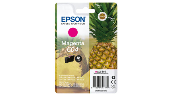 604 cartucho de tinta 1 pieza(s) Compatible Rendimiento estándar Magenta