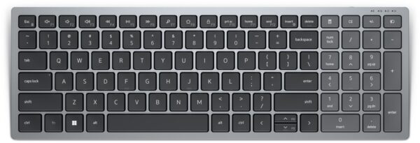 KB740 teclado Oficina RF Wireless + Bluetooth QWERTY Español Gris, Negro