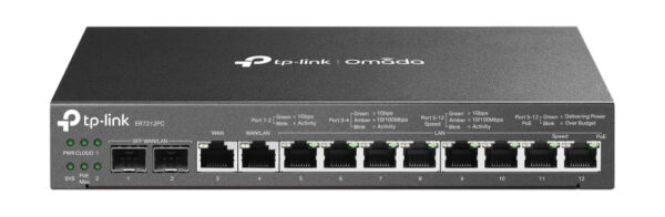 Omada ER7212PC router Gigabit Ethernet Negro