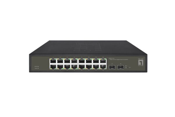 GES-2118 switch Gestionado L2 Gigabit Ethernet (10/100/1000) Negro