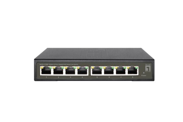 GES-2108P switch Gestionado L2 Gigabit Ethernet (10/100/1000) Energía sobre Ethernet (PoE) Negro