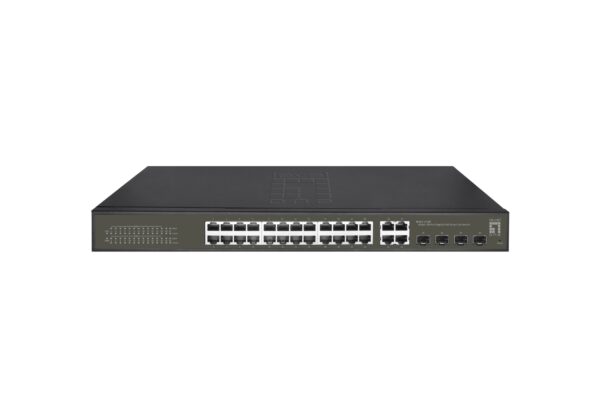 GES-2128P switch Gestionado L2 Gigabit Ethernet (10/100/1000) Energía sobre Ethernet (PoE) Negro
